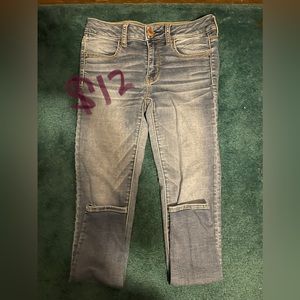 American eagle size 4 blue jegging